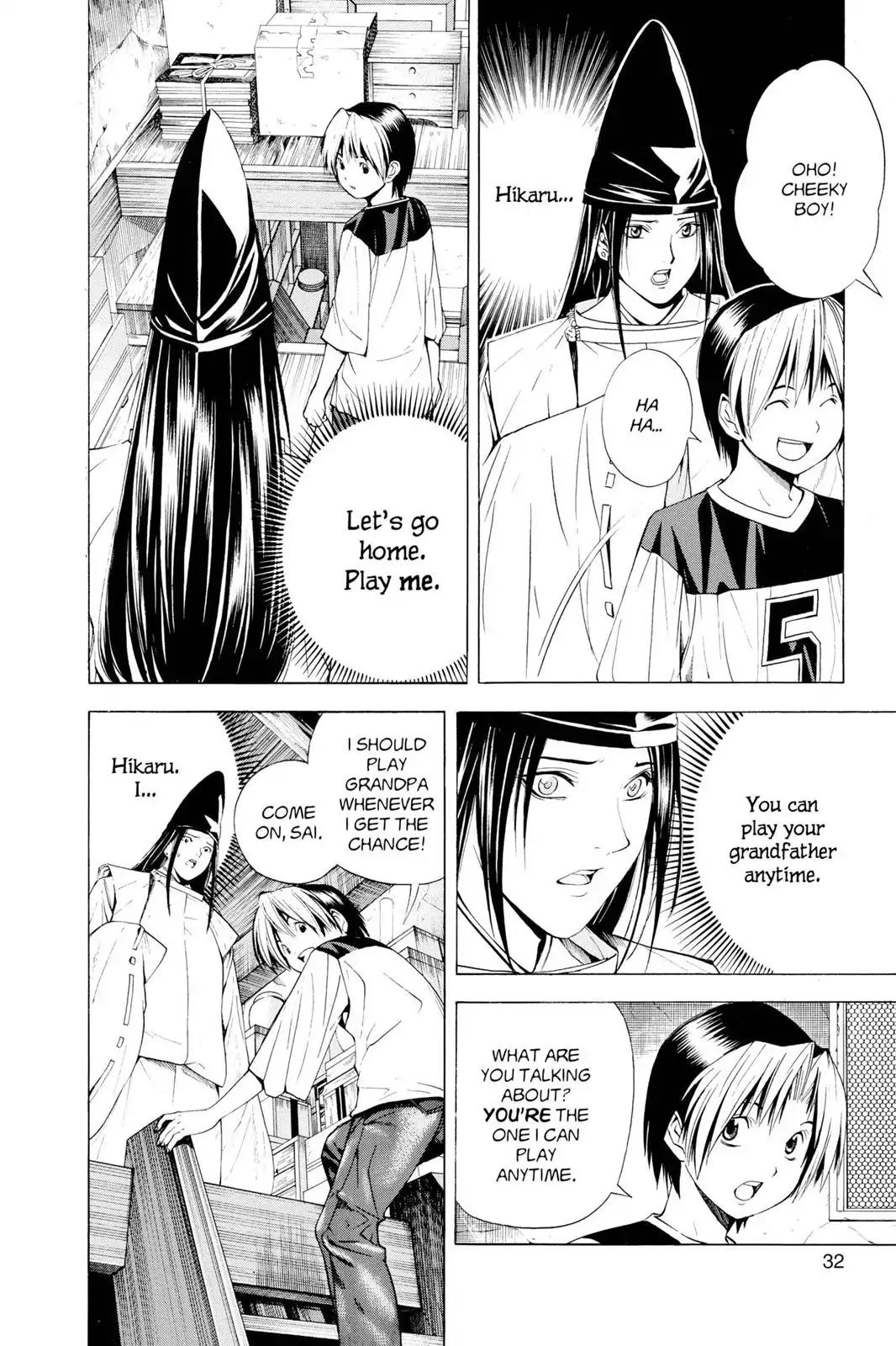 Hikaru no Go Chapter 123 page 4 - Chapter 123: I Do not Wish to Disappear!!!