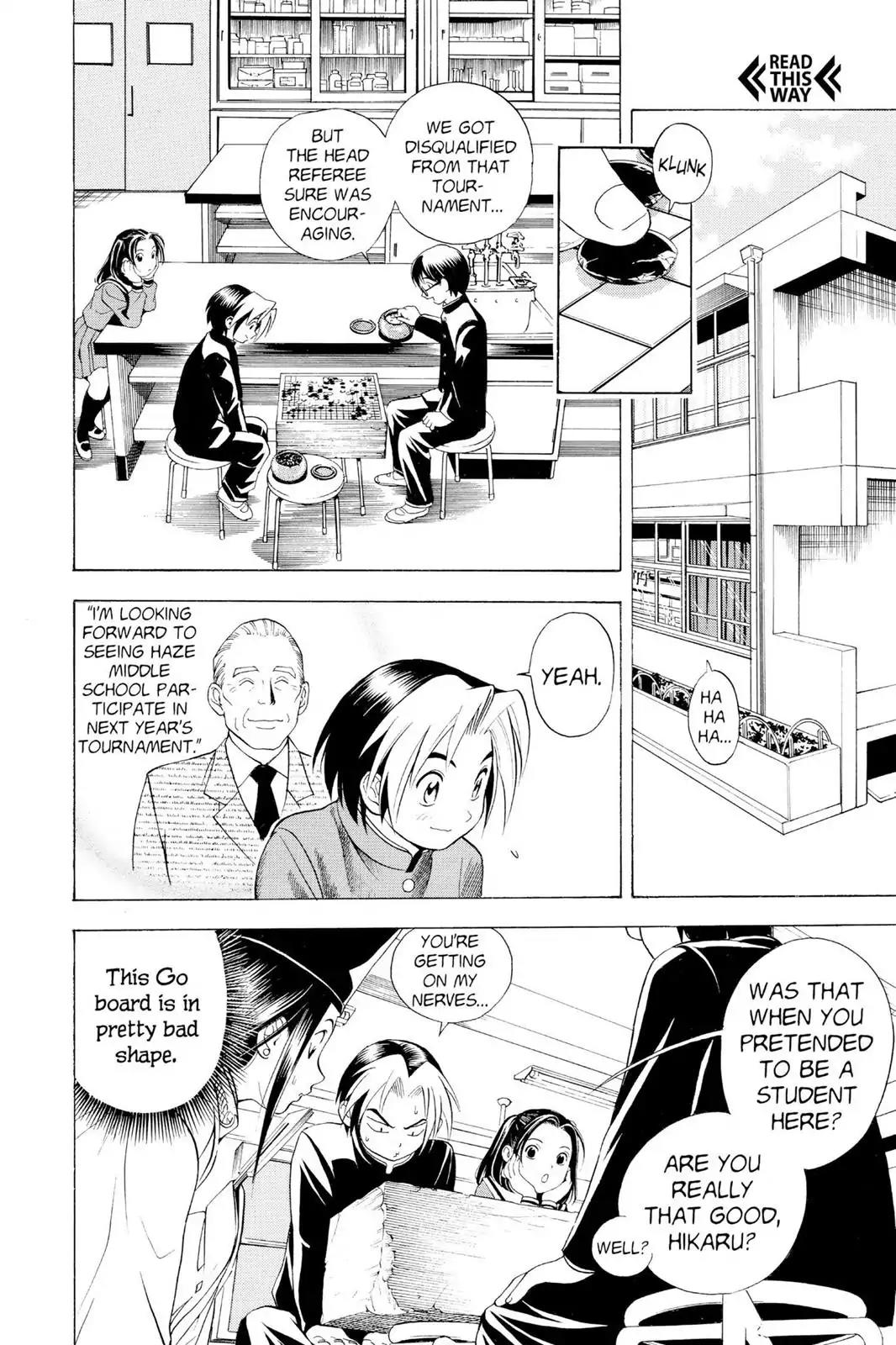 Hikaru no Go Chapter 13 page 12 - Chapter 13: I'm Not Going to Play You