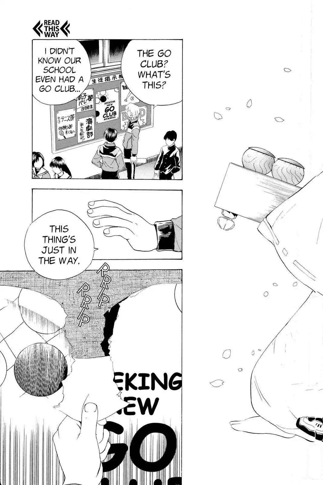 Hikaru no Go Chapter 13 page 3 - Chapter 13: I'm Not Going to Play You