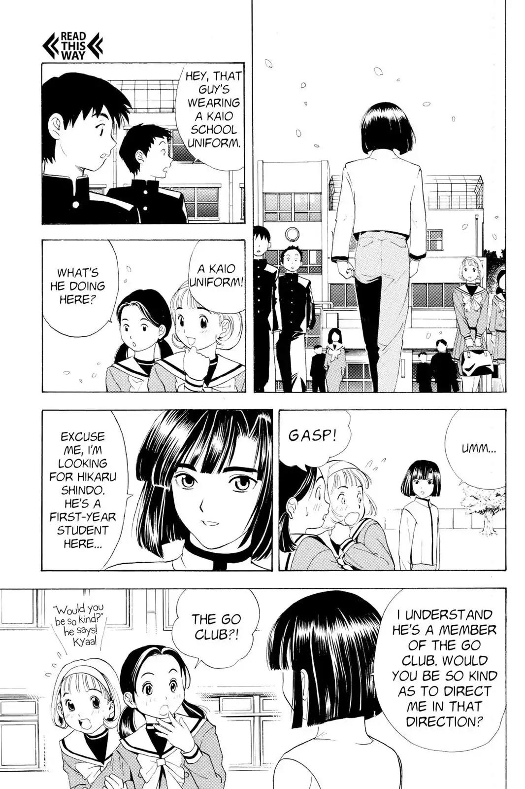 Hikaru no Go Chapter 13 page 9 - Chapter 13: I'm Not Going to Play You