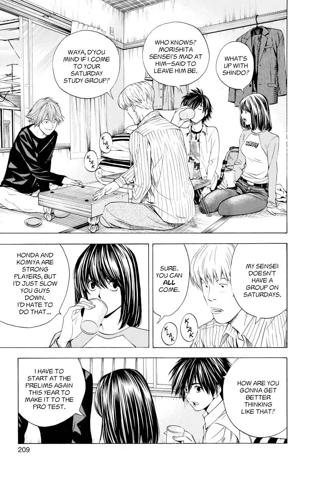 Hikaru no Go Chapter 130 page 19 - Chapter 130: I Will Stop Playing