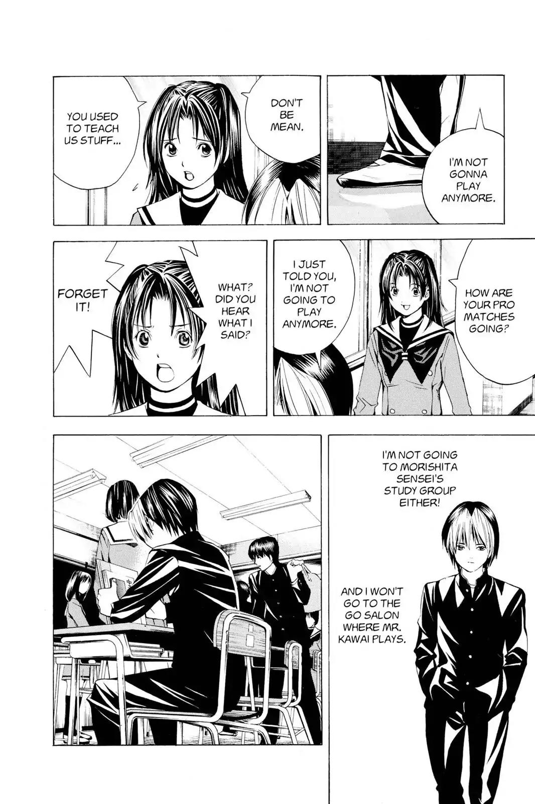 Hikaru no Go Chapter 130 page 6 - Chapter 130: I Will Stop Playing