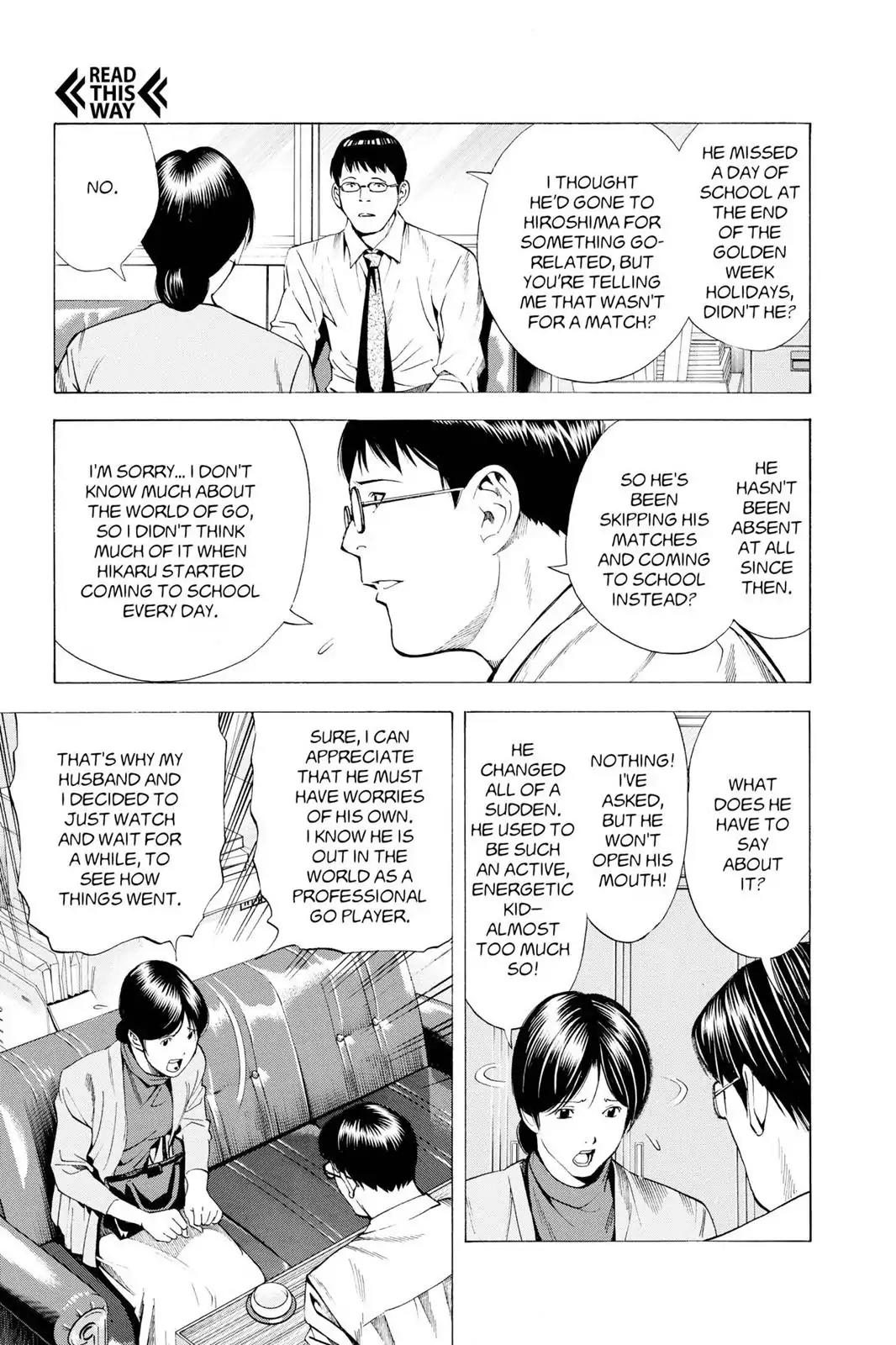 Hikaru no Go Chapter 136 page 3 - Chapter 136: Forfeit, Forfeit...
