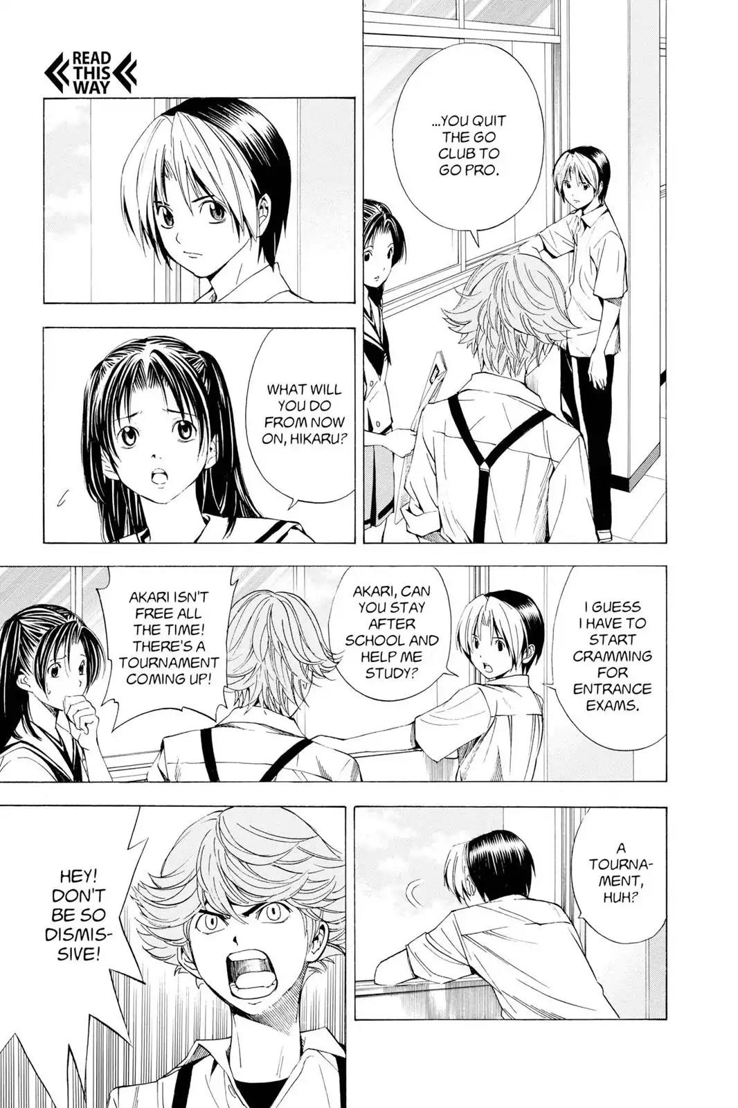 Hikaru no Go Chapter 136 page 7 - Chapter 136: Forfeit, Forfeit...