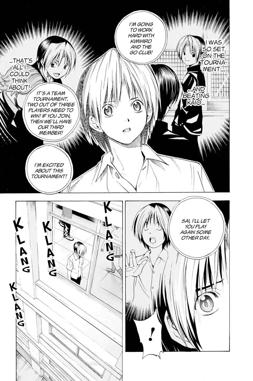 Hikaru no Go Chapter 136 page 9 - Chapter 136: Forfeit, Forfeit...