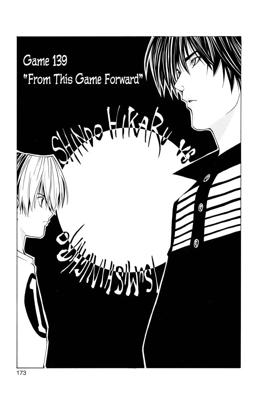 Hikaru no Go Chapter 139 page 1 - Chapter 139: From This Game Forward