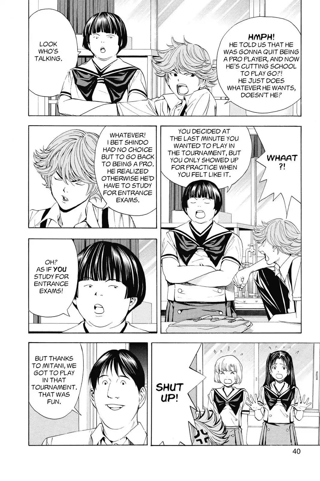 Hikaru no Go Chapter 141 page 12 - Chapter 141: First Post-Comeback Match