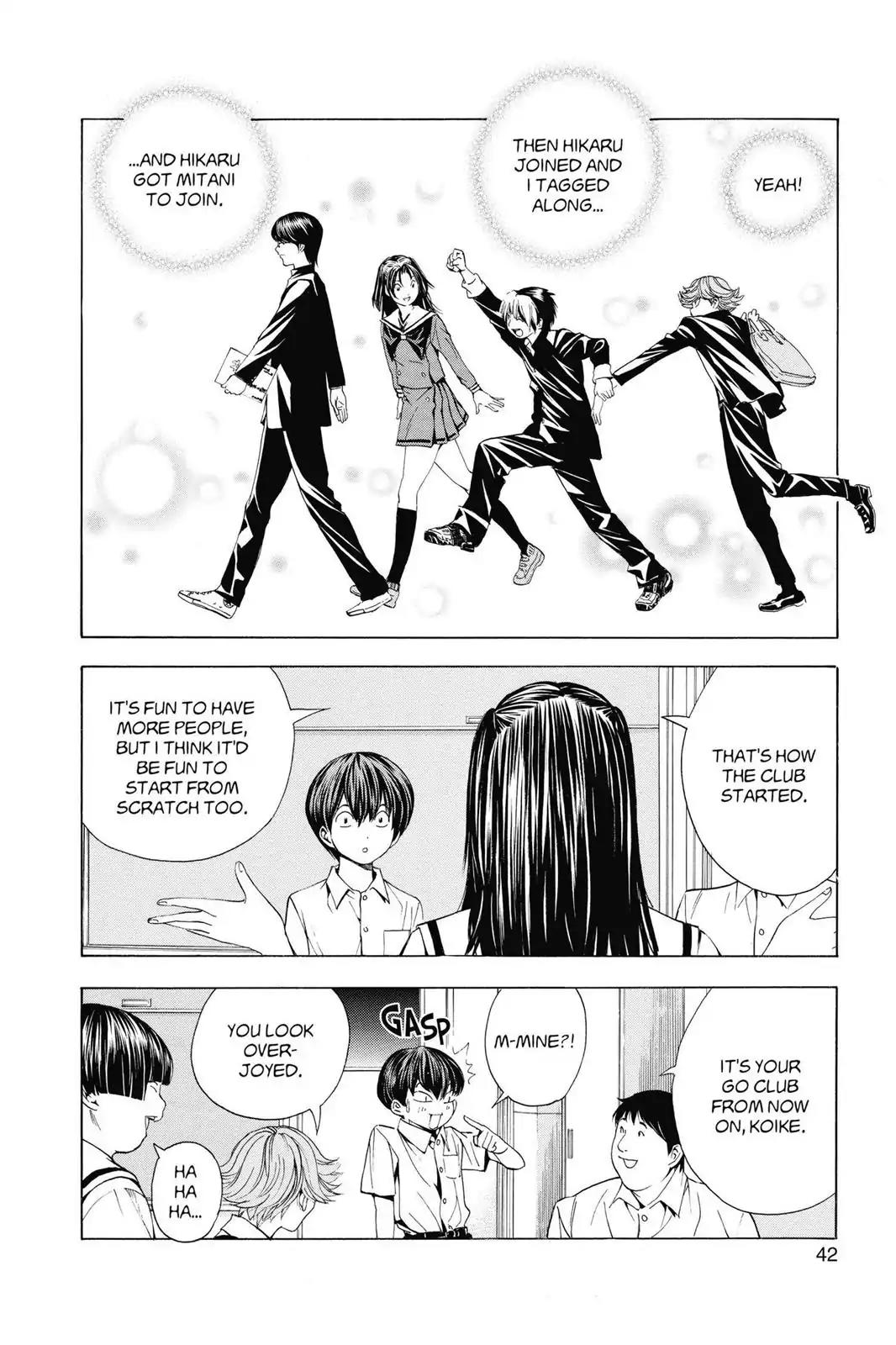 Hikaru no Go Chapter 141 page 14 - Chapter 141: First Post-Comeback Match