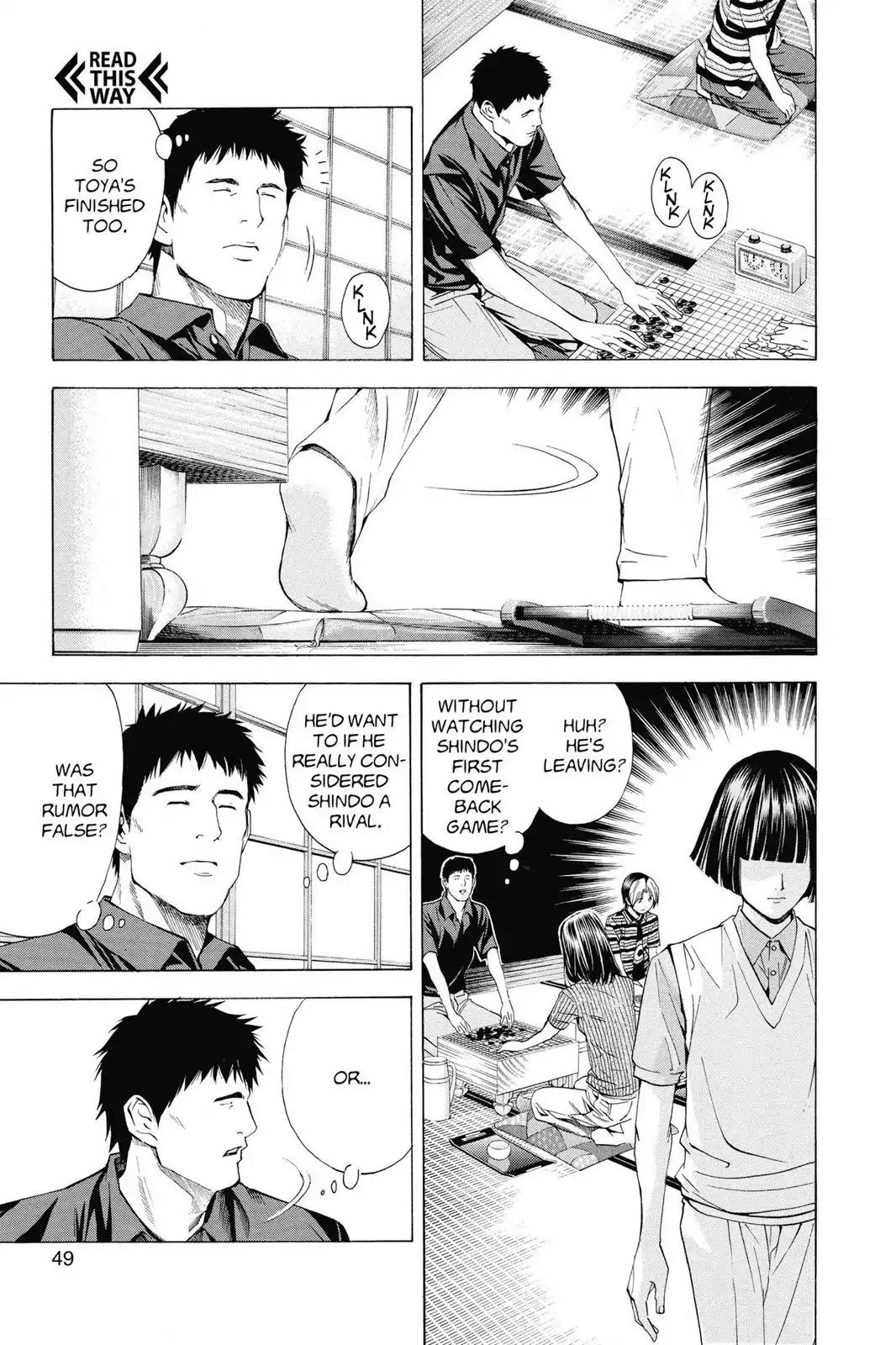 Hikaru no Go Chapter 141 page 21 - Chapter 141: First Post-Comeback Match