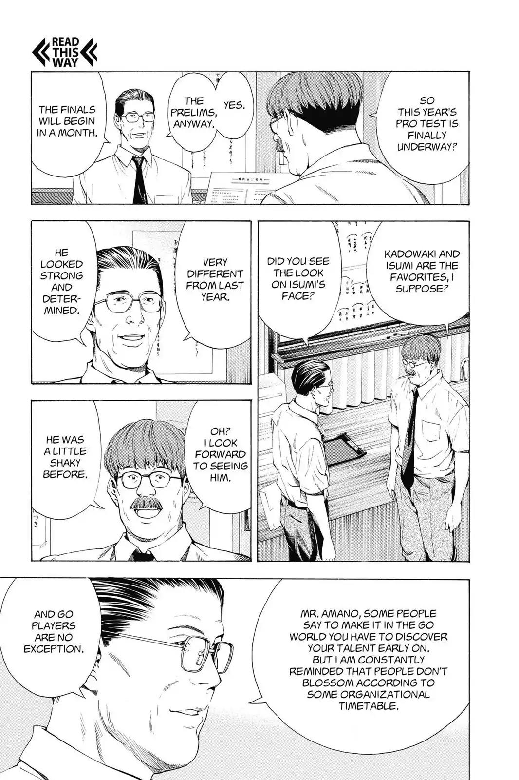 Hikaru no Go Chapter 142 page 11 - Chapter 142: Breaking Into A Run