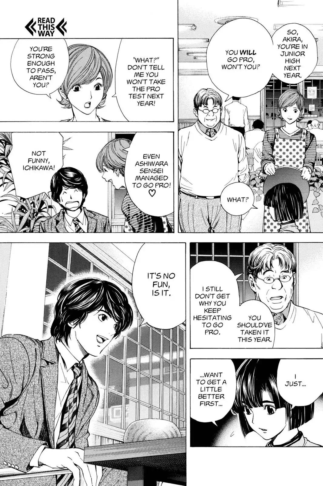 Hikaru no Go Chapter 148.1 page 12 - Chapter 148.1: Side Story 1: Akira Toya