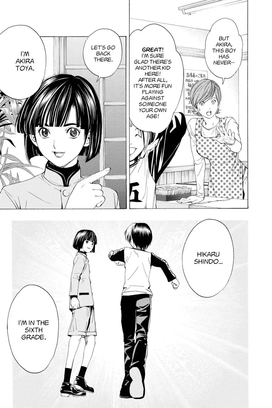 Hikaru no Go Chapter 148.1 page 40 - Chapter 148.1: Side Story 1: Akira Toya