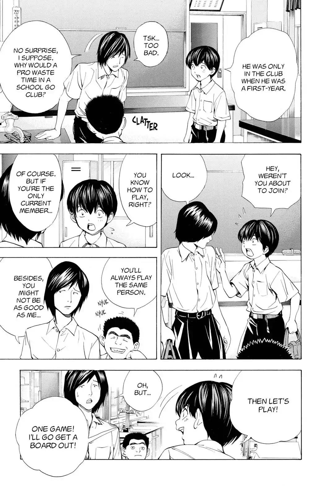Hikaru no Go Chapter 148.2 page 9 - Chapter 148.2: Side Story 2: Tetsuo Kaga
