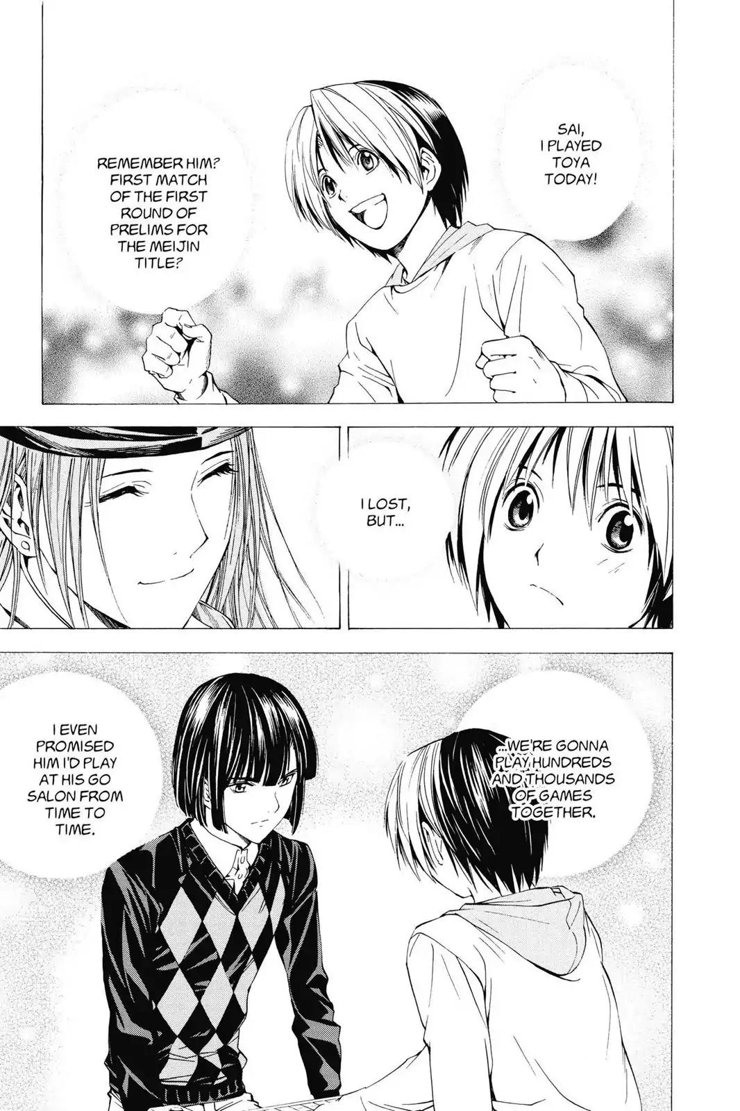 Hikaru no Go Chapter 148 page 15 - Chapter 148: A Familiar Smile