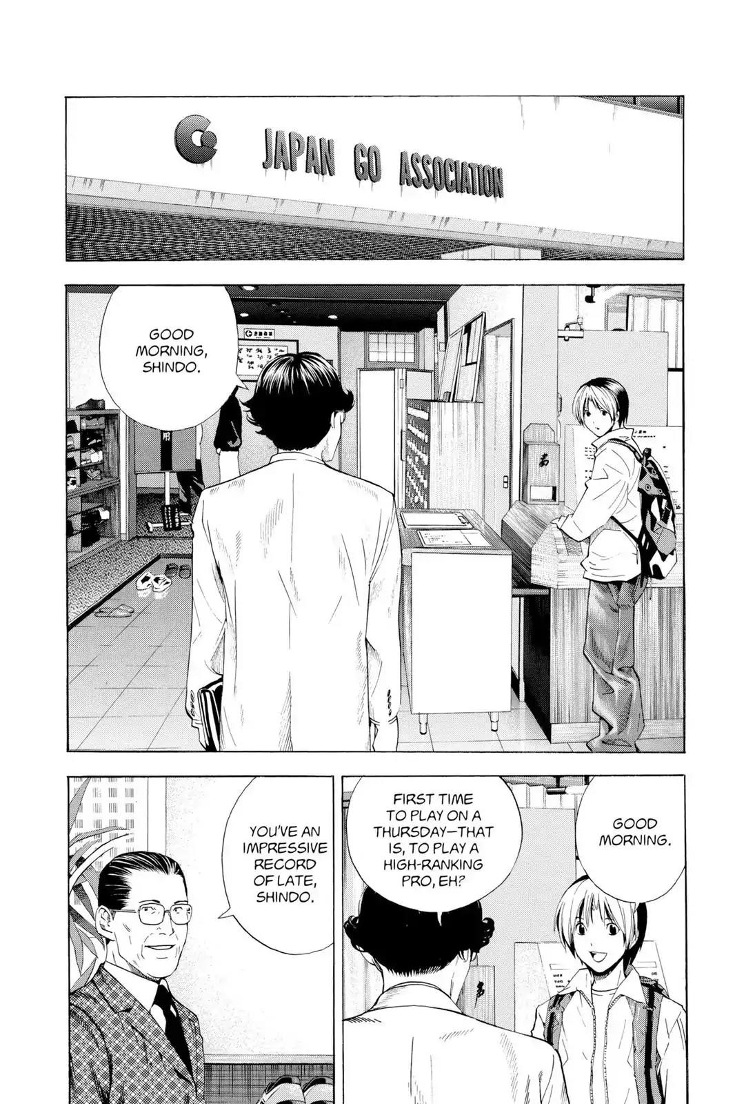 Hikaru no Go Chapter 152 page 10 - Chapter 152: The Opponent is a 7 Dan