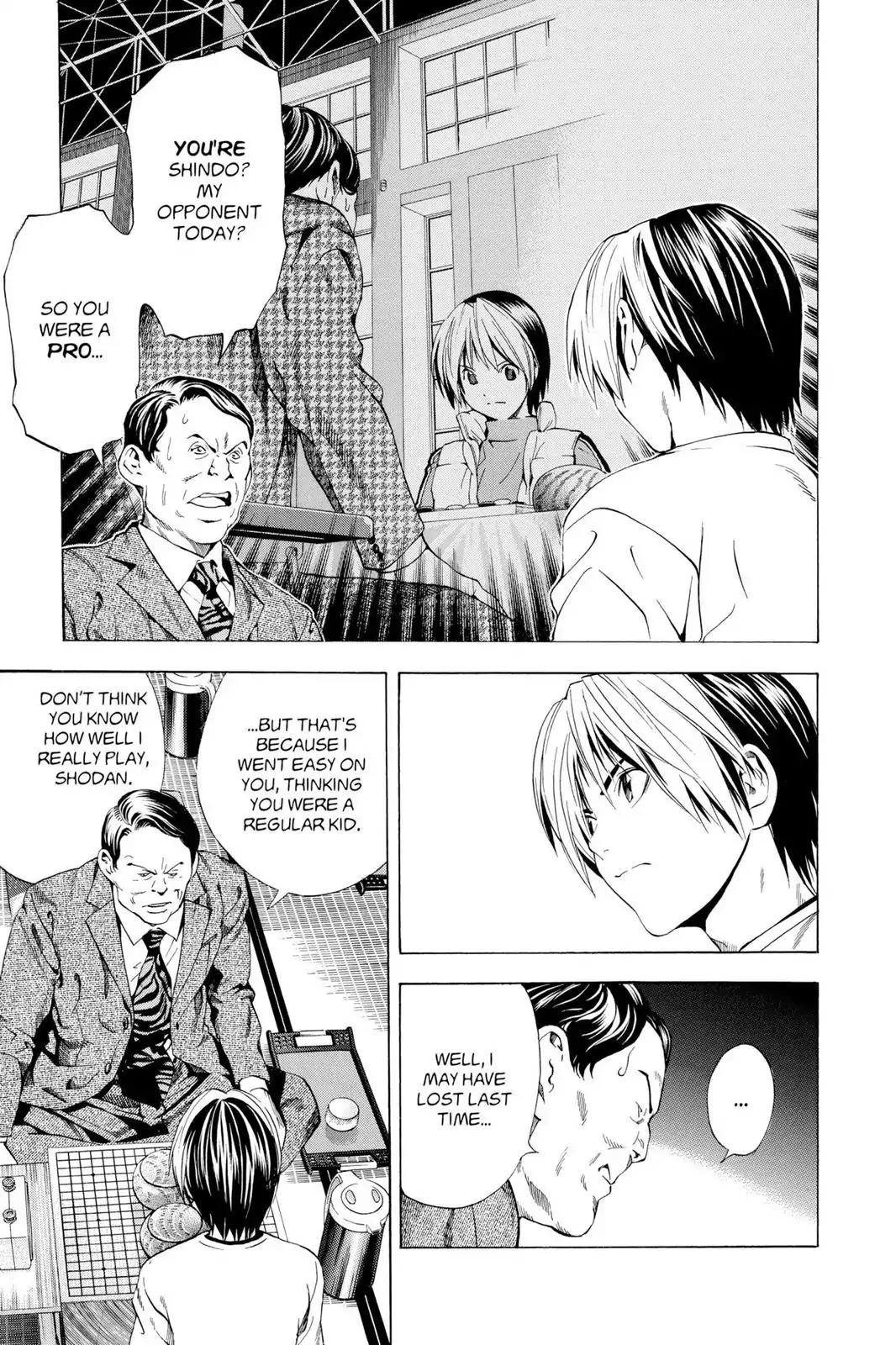 Hikaru no Go Chapter 152 page 15 - Chapter 152: The Opponent is a 7 Dan