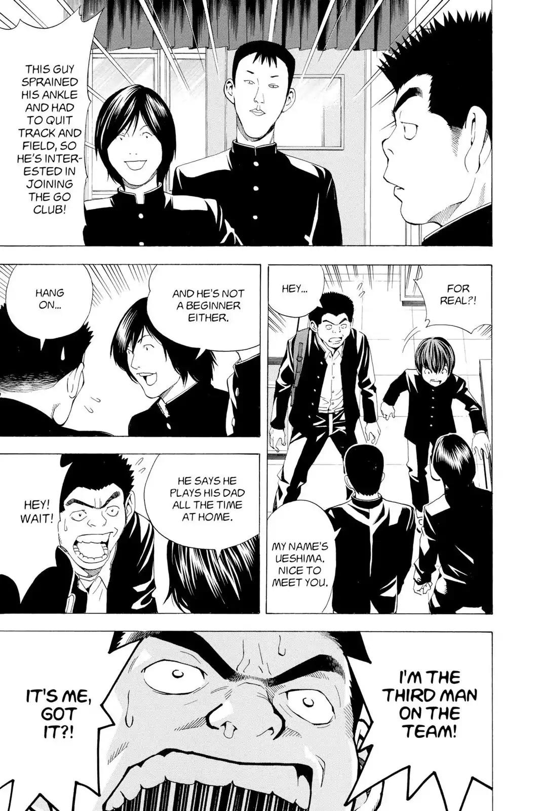 Hikaru no Go Chapter 154 page 11 - Chapter 154: Kenzan Ueshima!