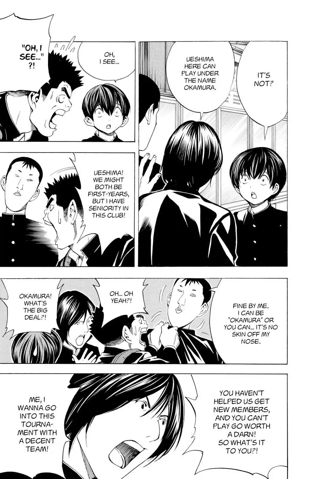 Hikaru no Go Chapter 154 page 13 - Chapter 154: Kenzan Ueshima!