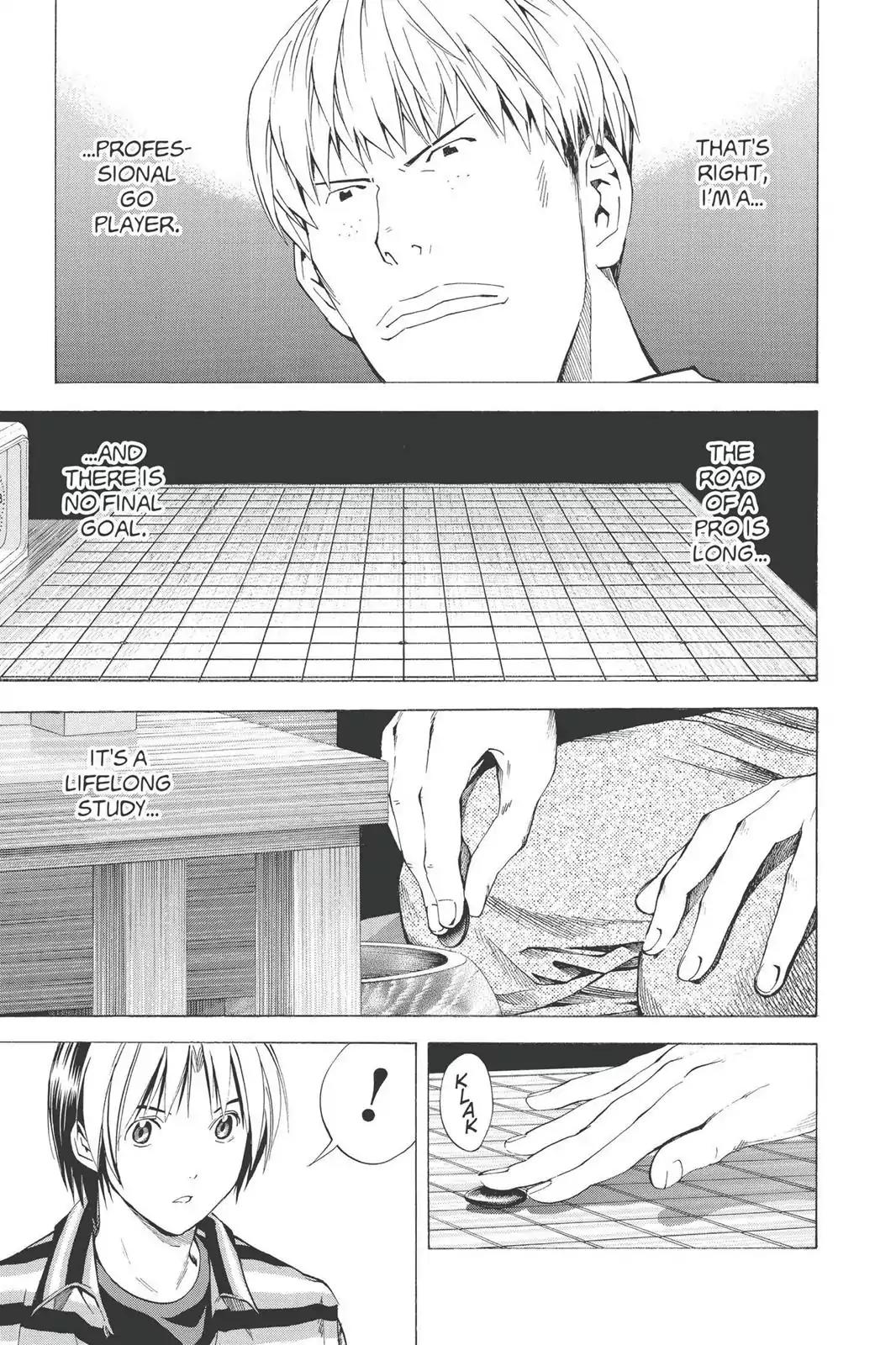 Hikaru no Go Chapter 158 page 17 - Chapter 158: Tengen For The First Move