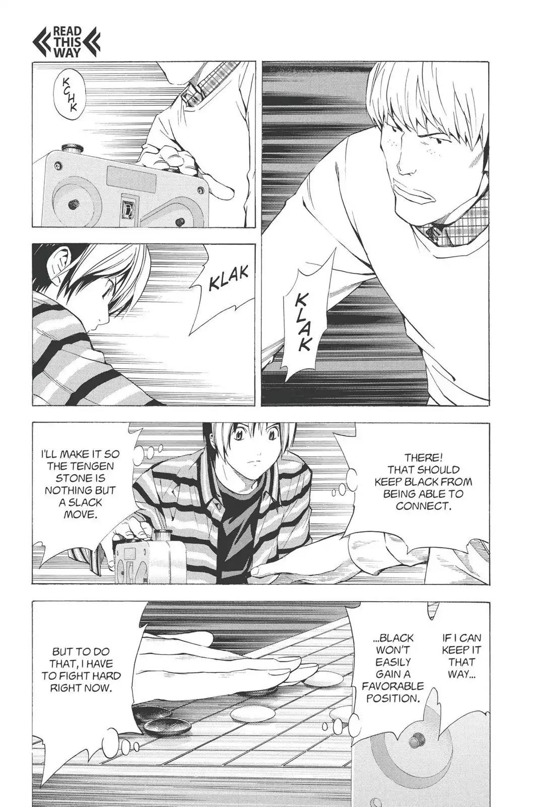 Hikaru no Go Chapter 158 page 19 - Chapter 158: Tengen For The First Move