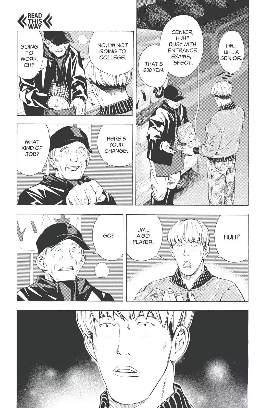 Hikaru no Go Chapter 158 page 9 - Chapter 158: Tengen For The First Move