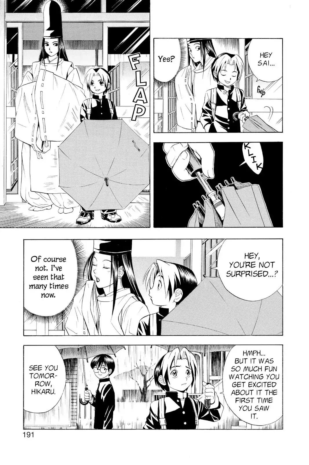 Hikaru no Go Chapter 16 page 15 - Chapter 16: Conspiracy on a Rainy Day