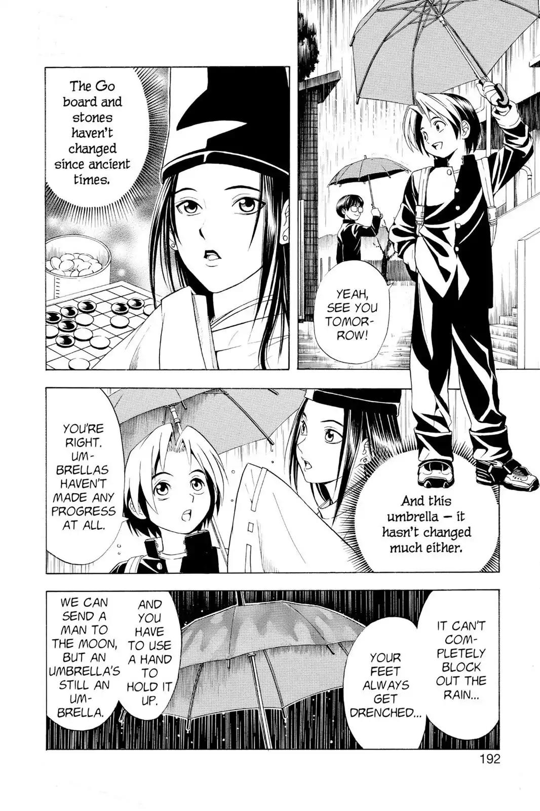 Hikaru no Go Chapter 16 page 16 - Chapter 16: Conspiracy on a Rainy Day