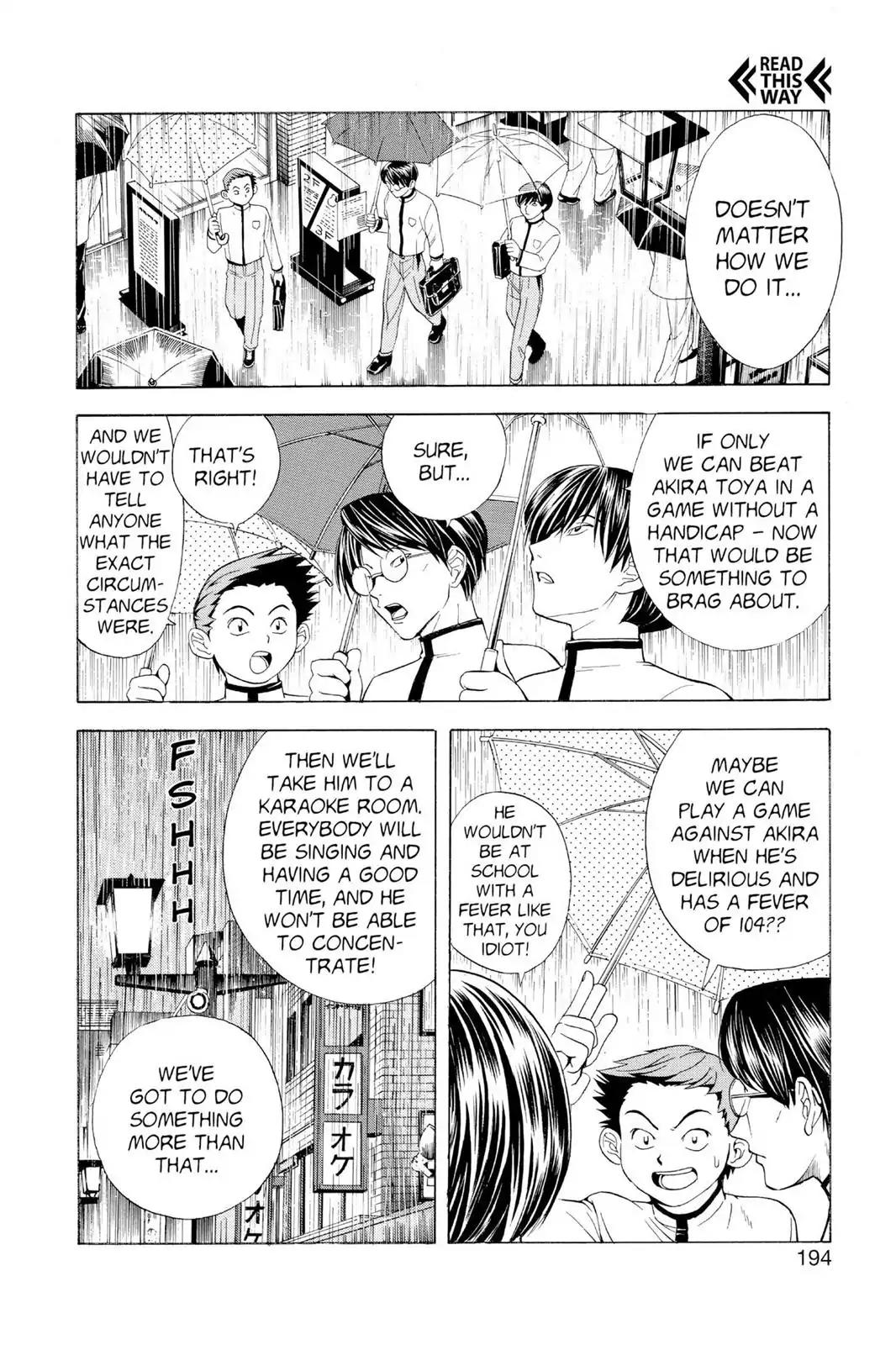 Hikaru no Go Chapter 16 page 18 - Chapter 16: Conspiracy on a Rainy Day