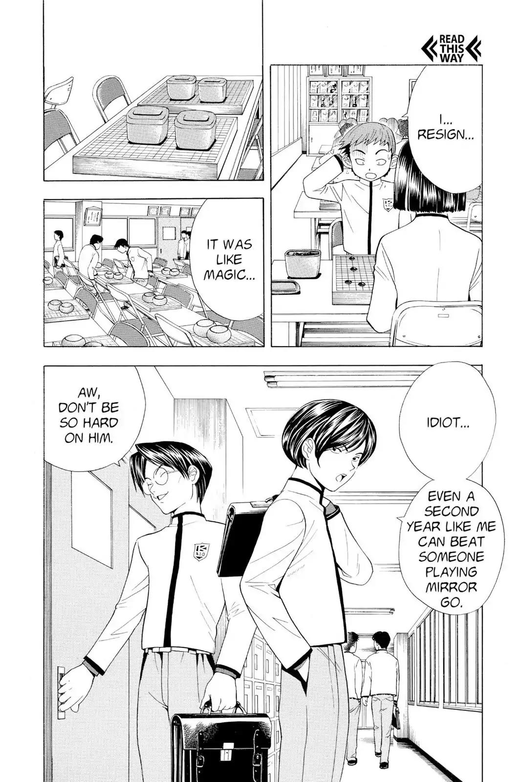 Hikaru no Go Chapter 16 page 6 - Chapter 16: Conspiracy on a Rainy Day