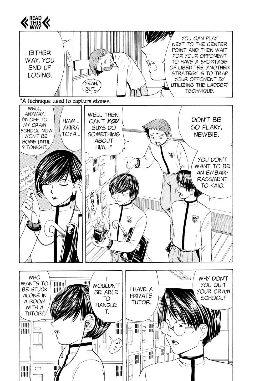 Hikaru no Go Chapter 16 page 7 - Chapter 16: Conspiracy on a Rainy Day