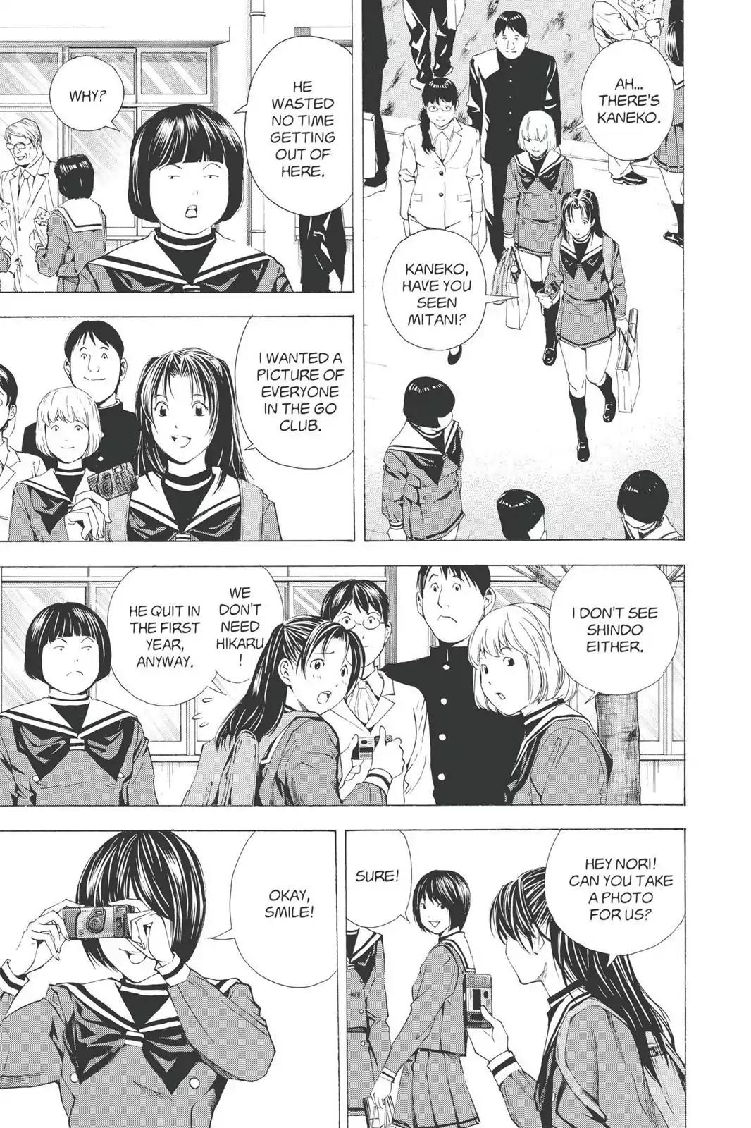 Hikaru no Go Chapter 162 page 11 - Chapter 162: Graduation