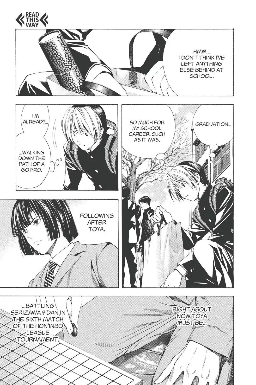Hikaru no Go Chapter 162 page 13 - Chapter 162: Graduation