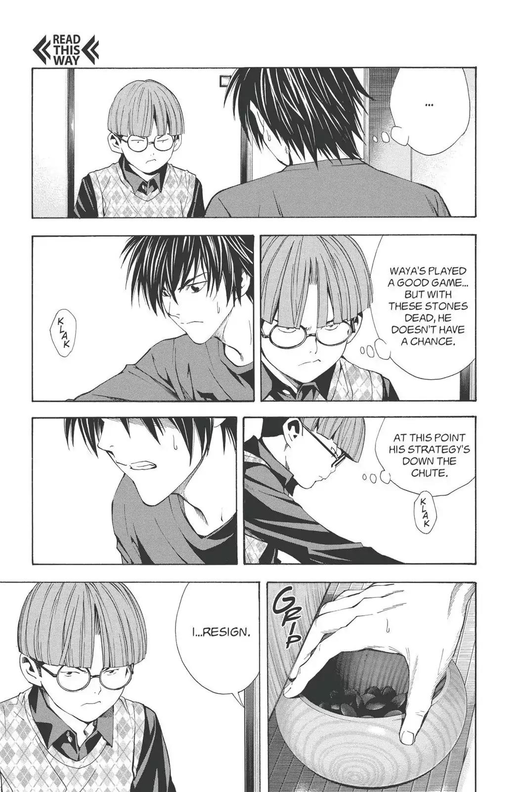 Hikaru no Go Chapter 166 page 12 - Chapter 166: Yashiro Loses!