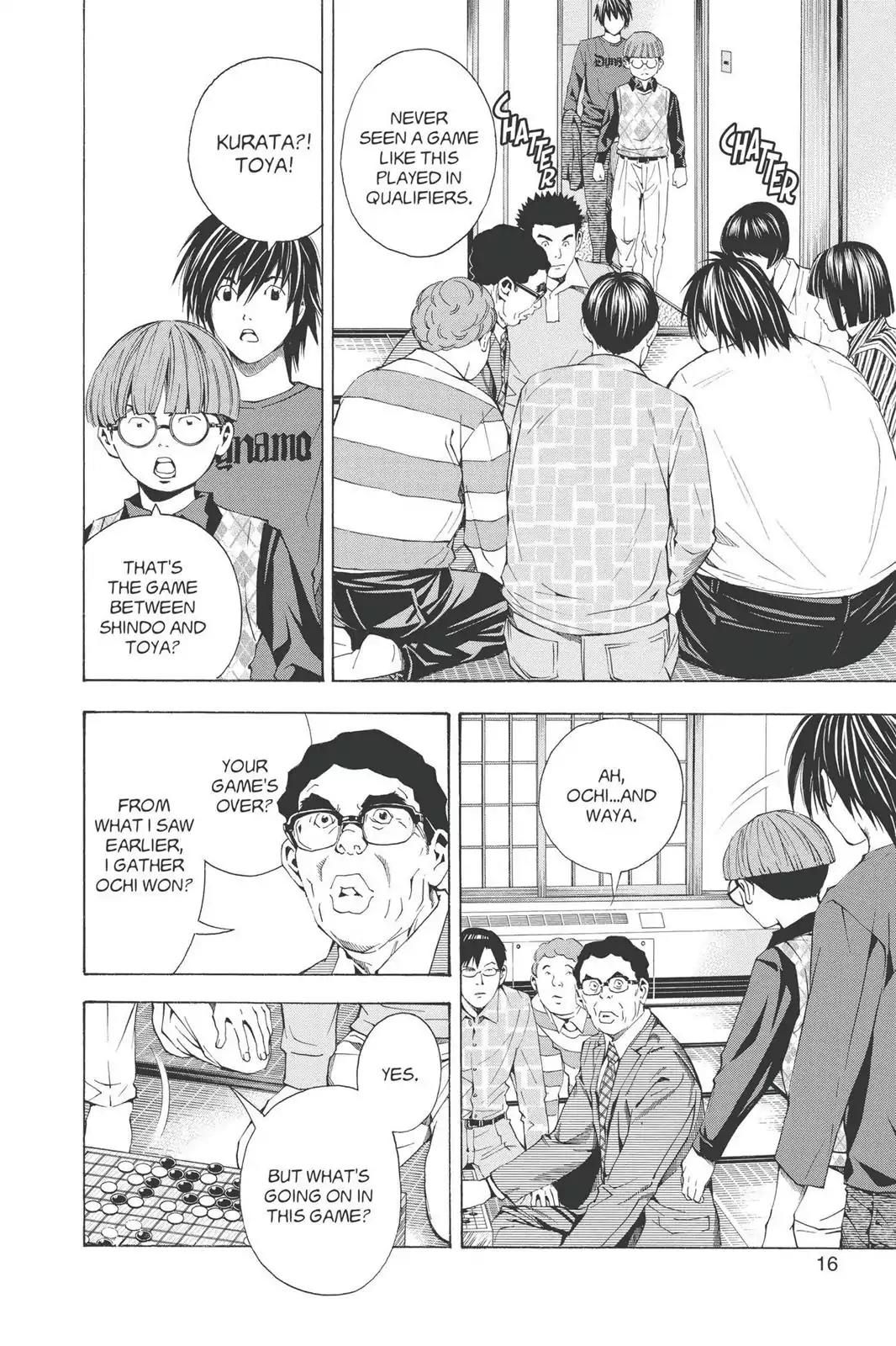 Hikaru no Go Chapter 166 page 17 - Chapter 166: Yashiro Loses!
