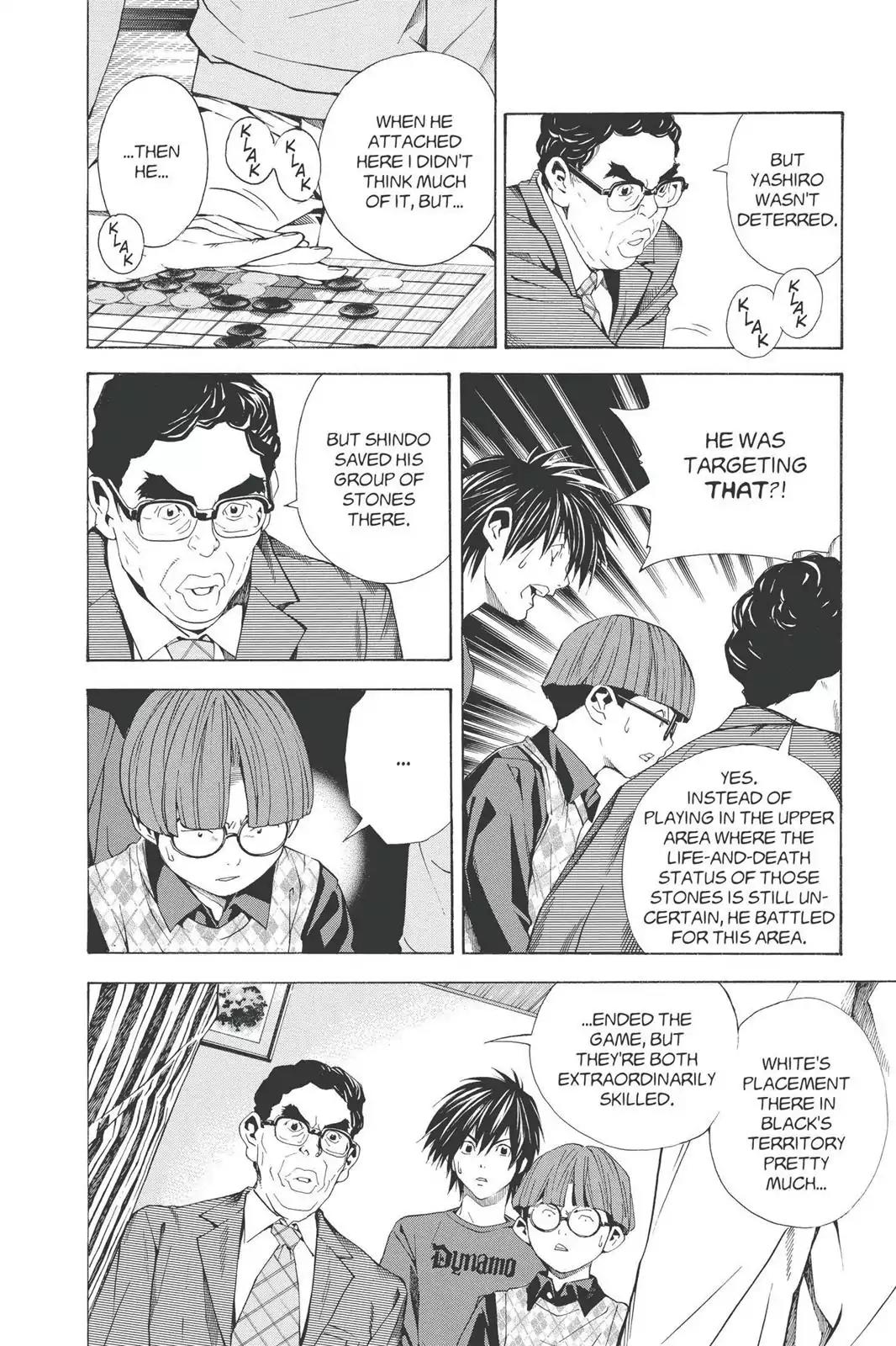Hikaru no Go Chapter 166 page 19 - Chapter 166: Yashiro Loses!