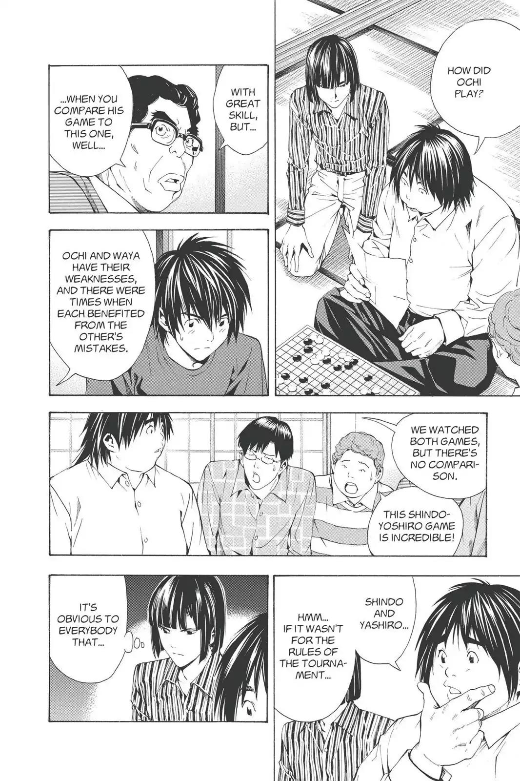 Hikaru no Go Chapter 166 page 21 - Chapter 166: Yashiro Loses!