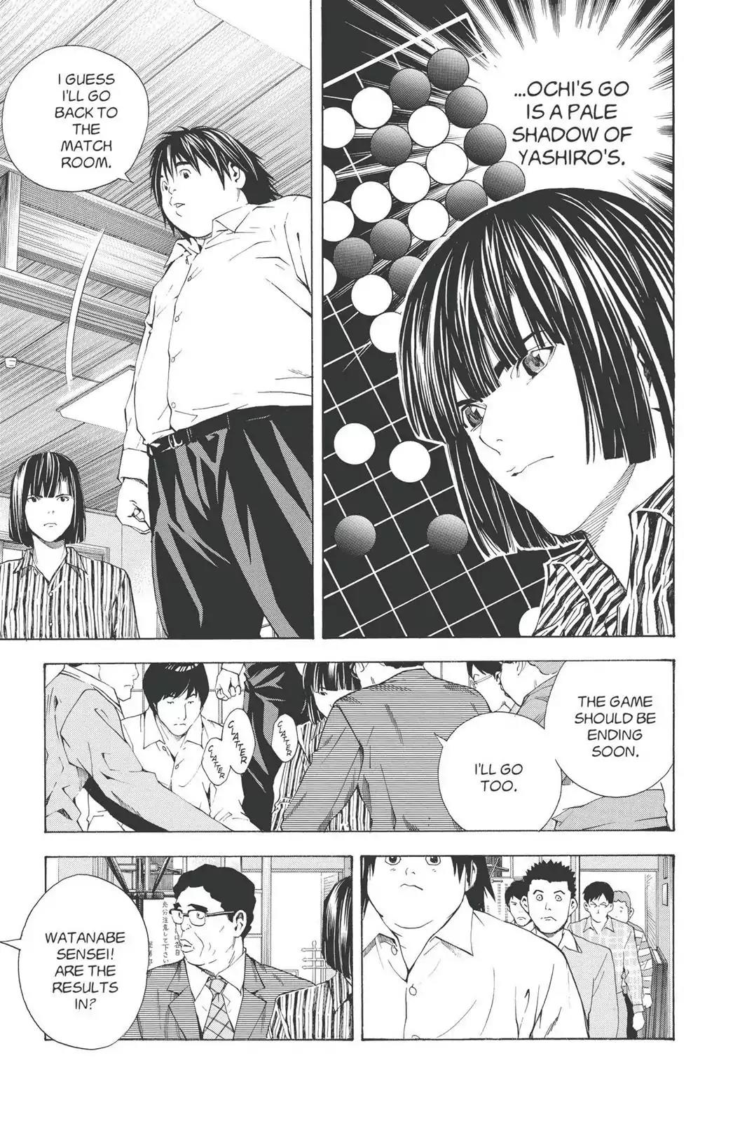 Hikaru no Go Chapter 166 page 22 - Chapter 166: Yashiro Loses!