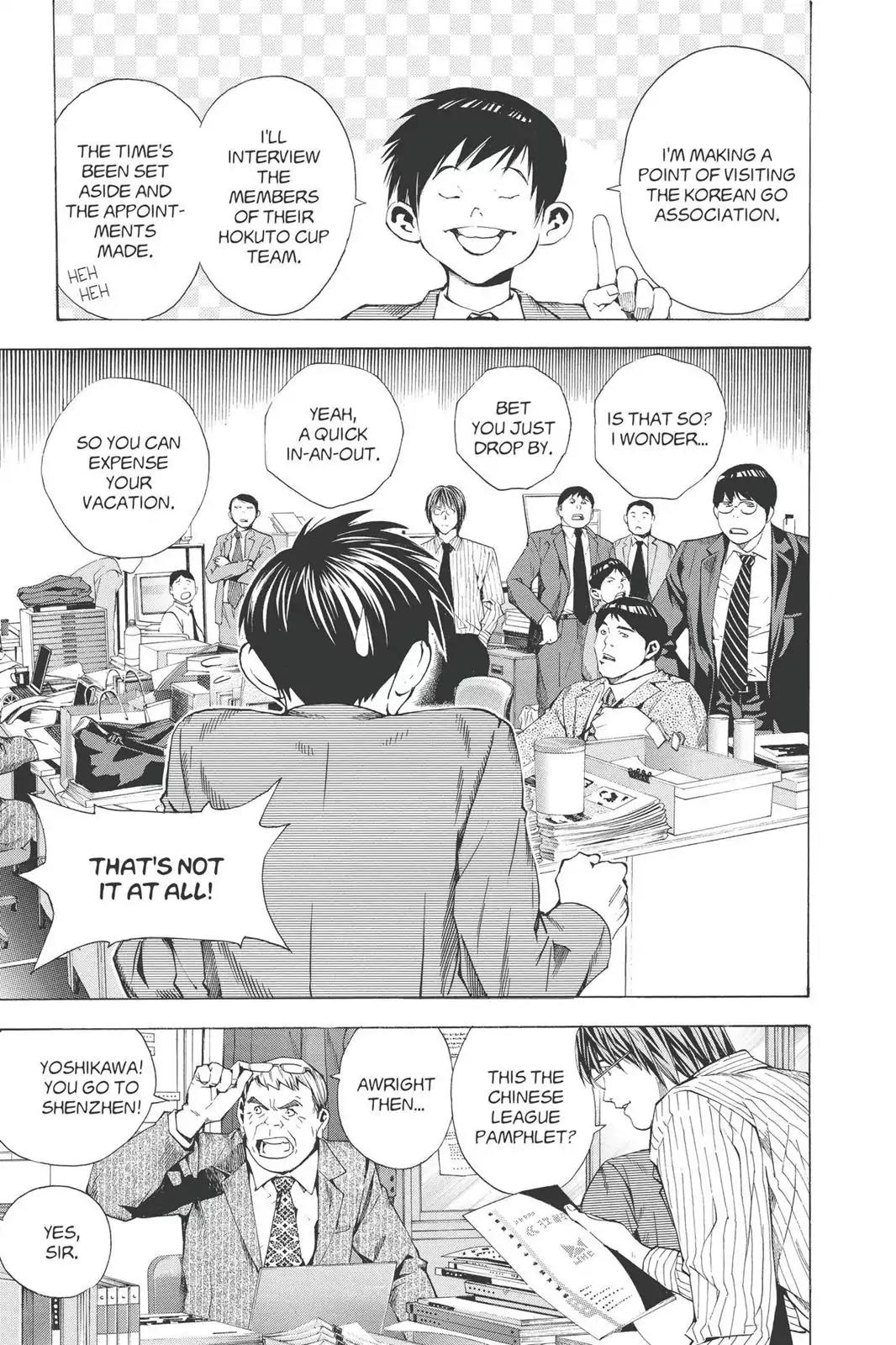 Hikaru no Go Chapter 169 page 9 - Chapter 169: Great Expectations!!