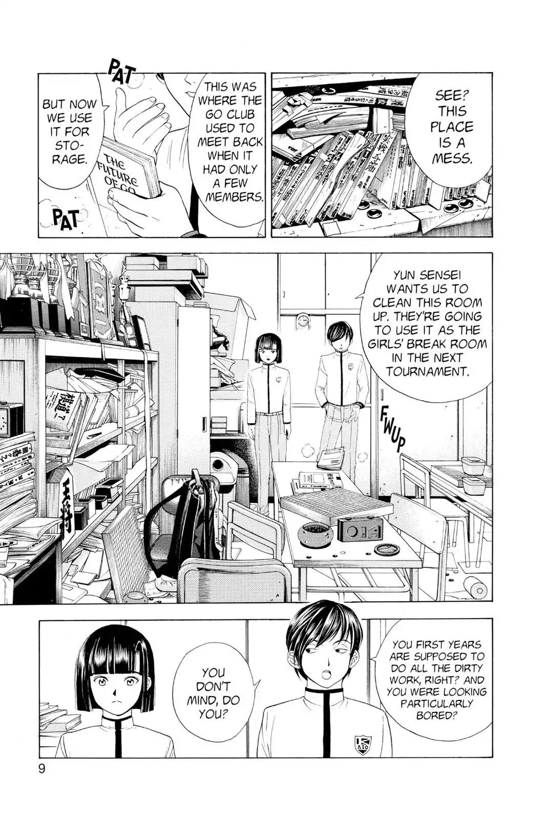 Hikaru no Go Chapter 17 page 10 - Chapter 17: Leave the Go Club!