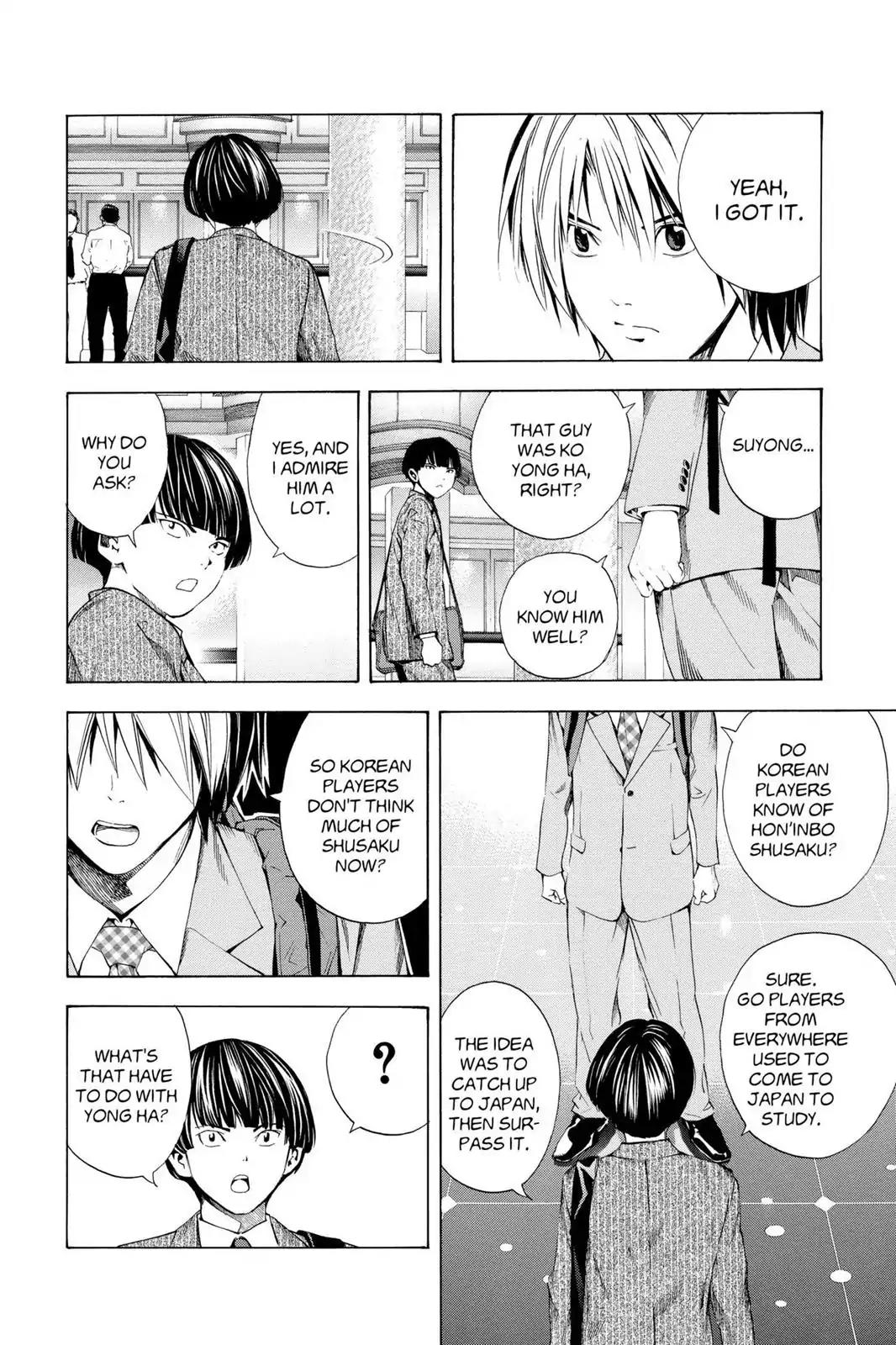 Hikaru no Go Chapter 175 page 13 - Chapter 175: Suyong and Yong Ha