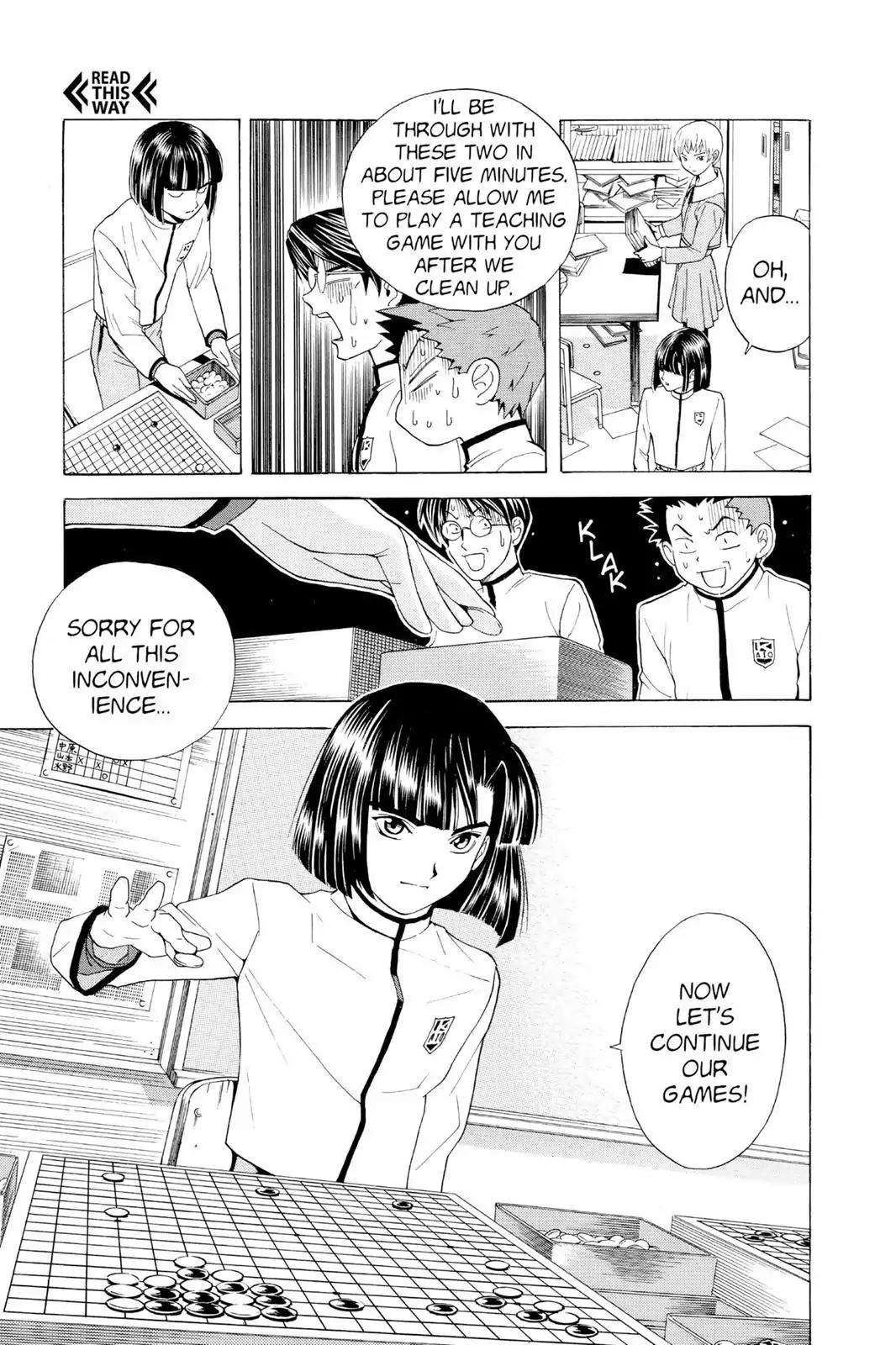 Hikaru no Go Chapter 18 page 12 - Chapter 18: If Only You Weren't Here