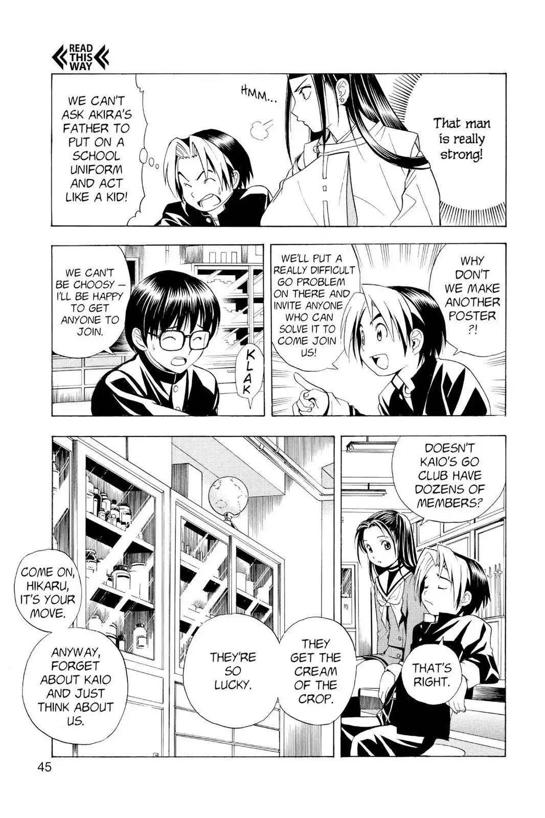 Hikaru no Go Chapter 18 page 16 - Chapter 18: If Only You Weren't Here