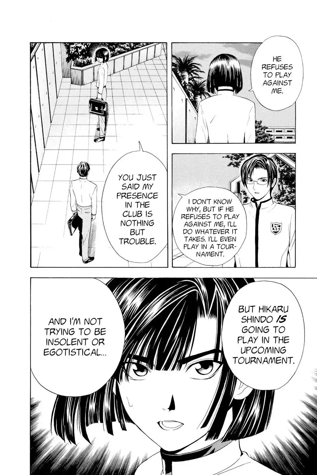 Hikaru no Go Chapter 18 page 19 - Chapter 18: If Only You Weren't Here