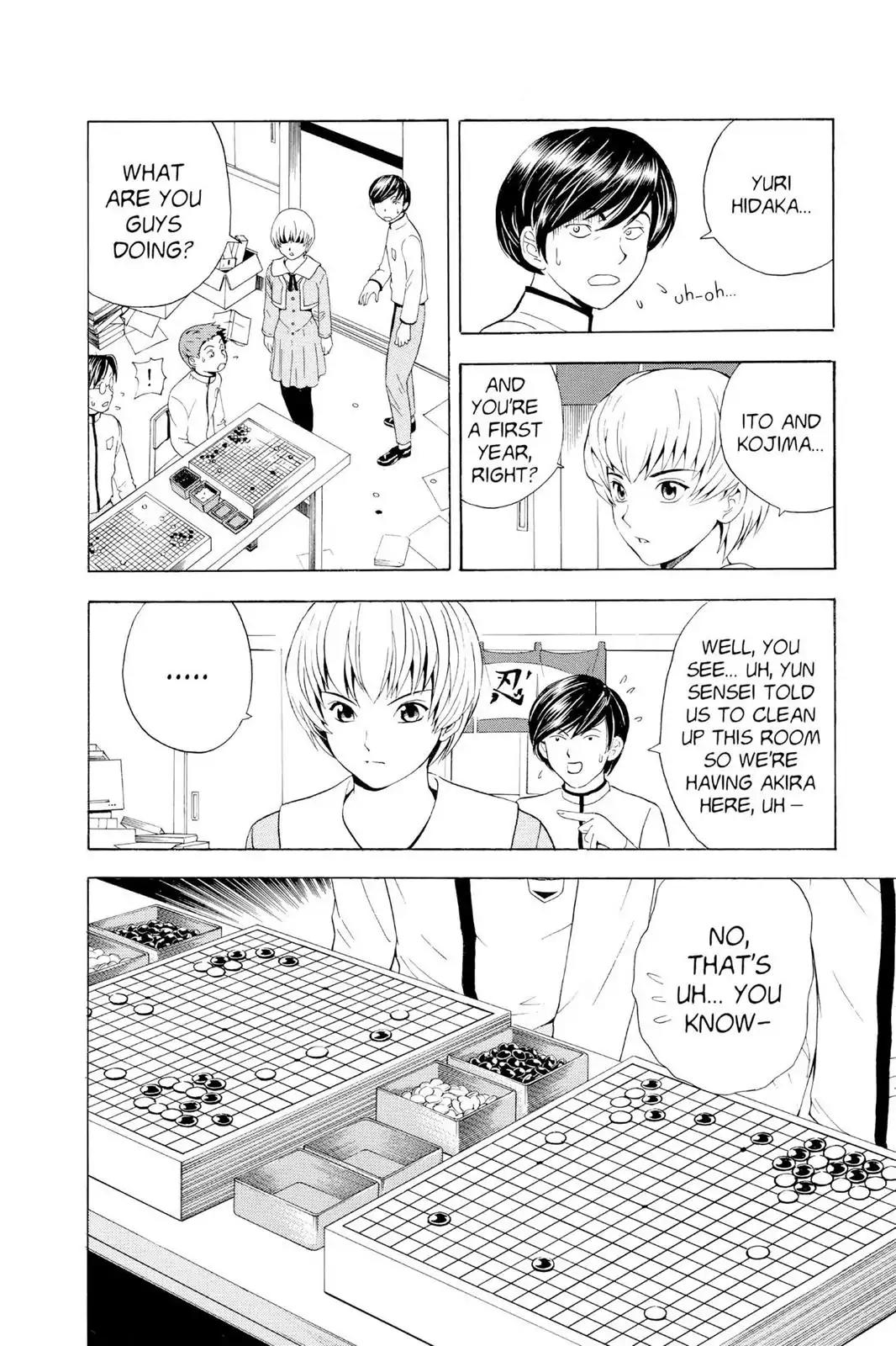 Hikaru no Go Chapter 18 page 7 - Chapter 18: If Only You Weren't Here