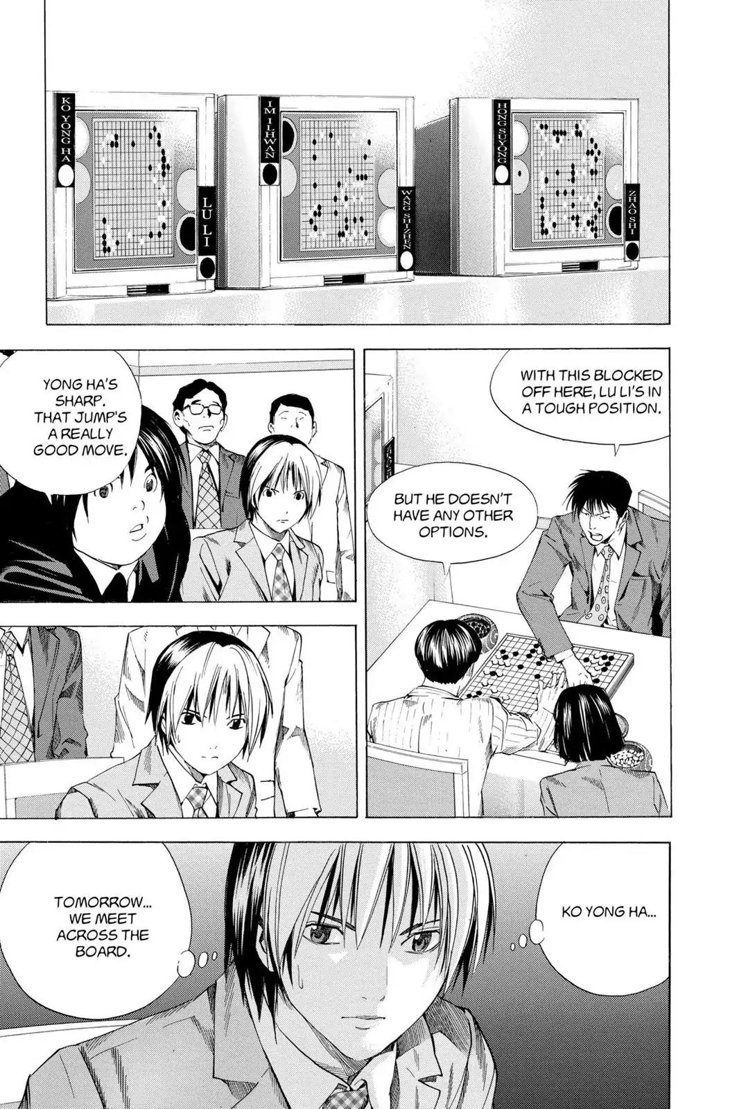Hikaru no Go Chapter 182 page 5 - Chapter 182: Defeat Ko Yong Ha