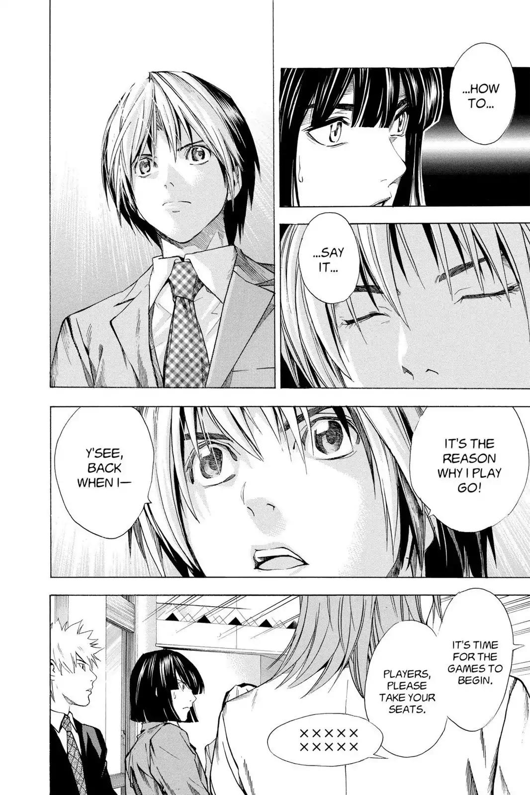 Hikaru no Go Chapter 183 page 20 - Chapter 183: Ko Yong Ha's Question