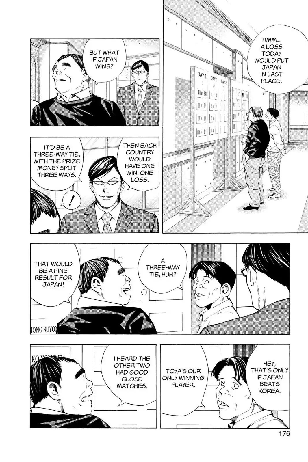 Hikaru no Go Chapter 183 page 8 - Chapter 183: Ko Yong Ha's Question
