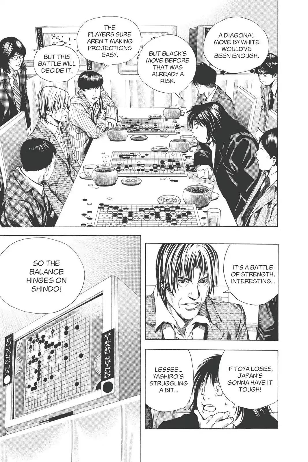Hikaru no Go Chapter 186 page 15 - Chapter 186: Japan vs. Korea (Part 3)
