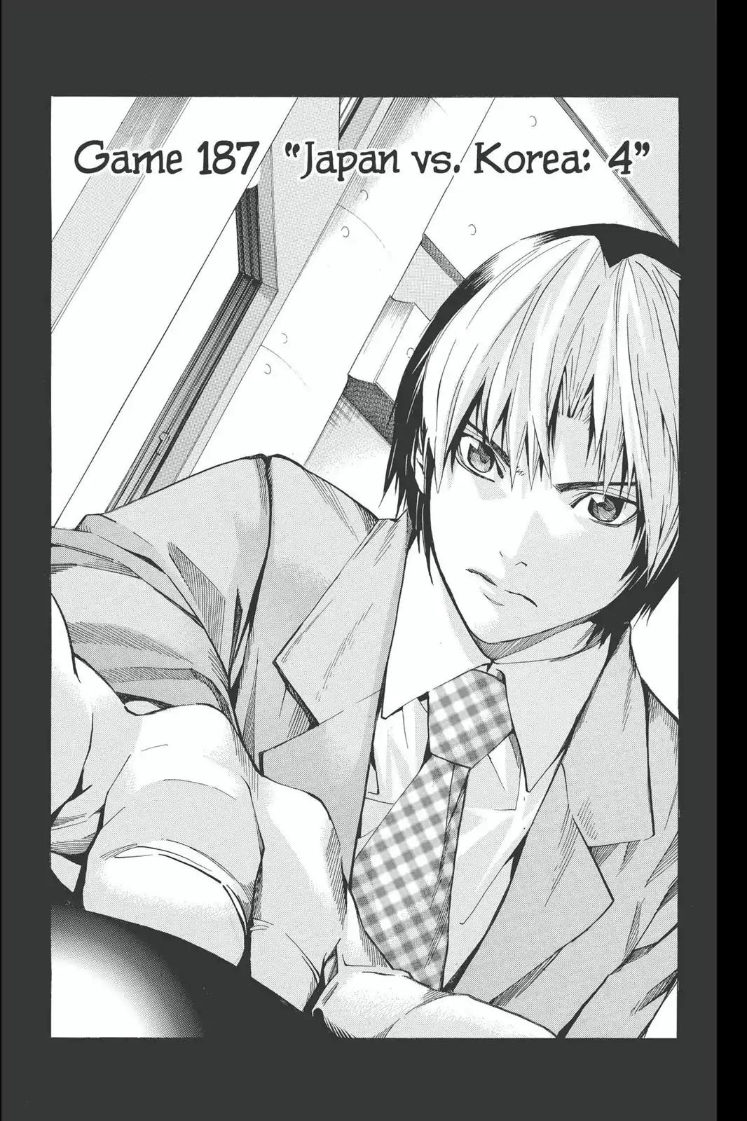 Hikaru no Go Chapter 187 page 1 - Chapter 187: Japan vs. Korea (Part 4)