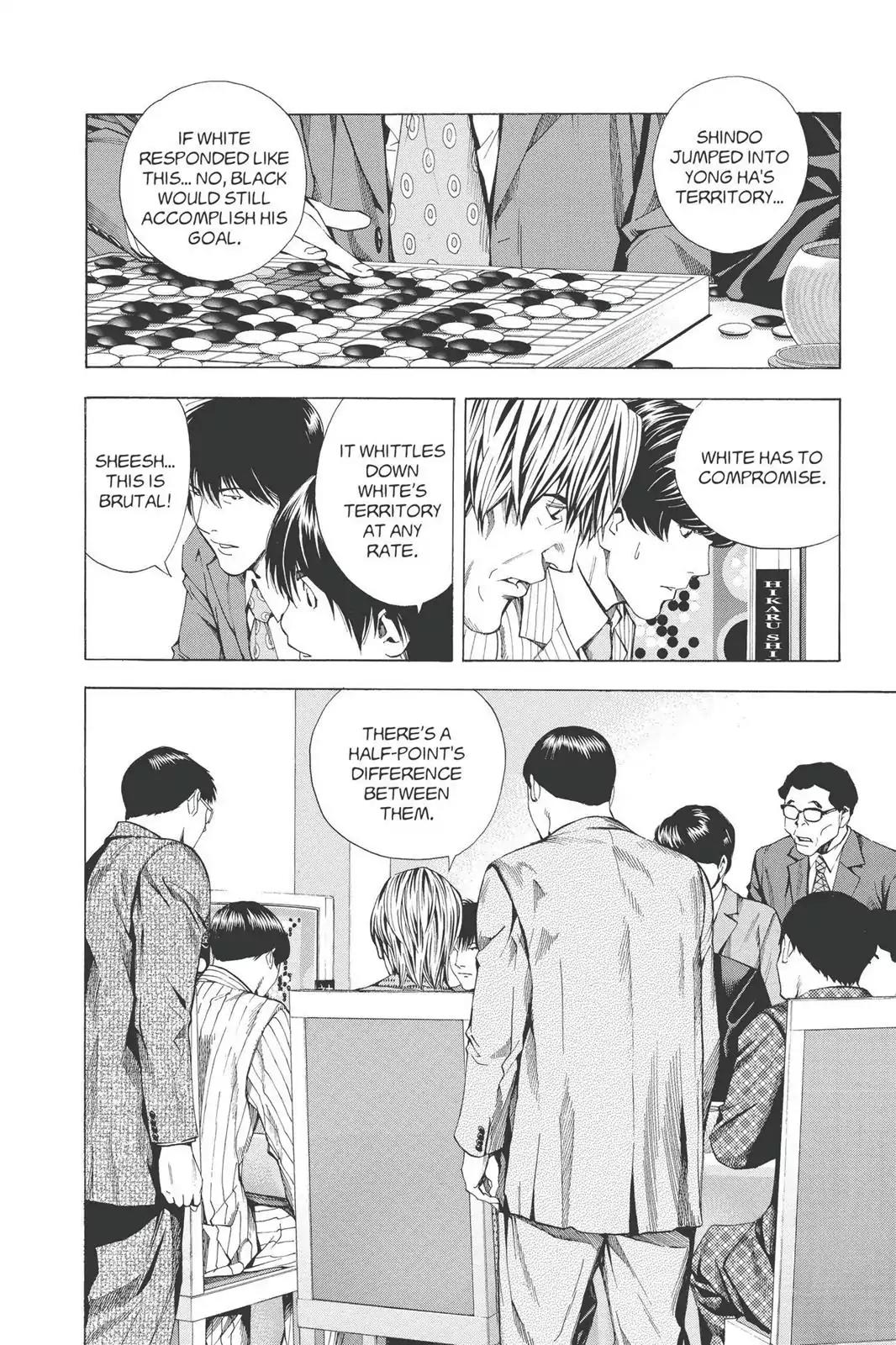 Hikaru no Go Chapter 187 page 10 - Chapter 187: Japan vs. Korea (Part 4)